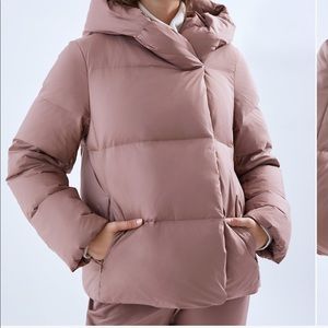 artzia short duvet puffer